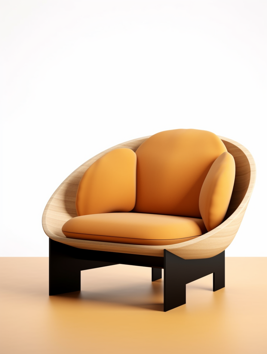 Textured design chair