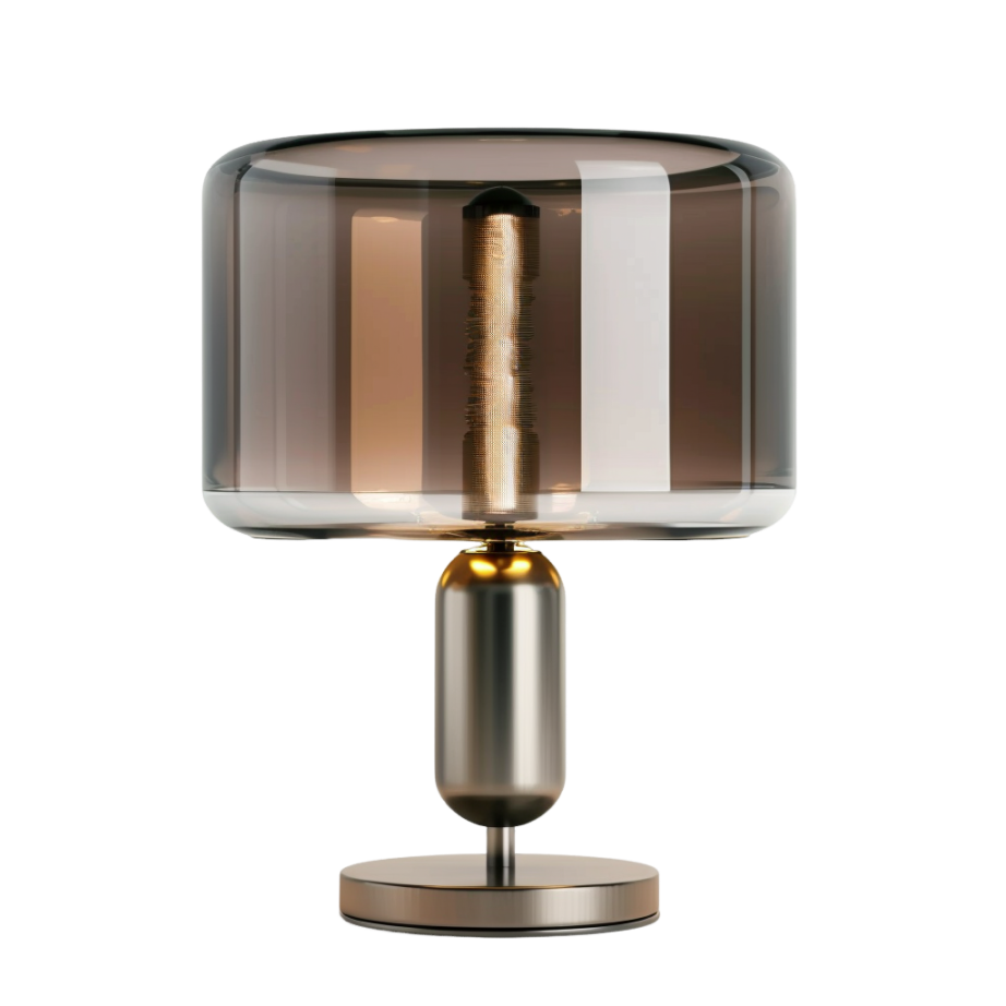 Textured transparent lamp bulb